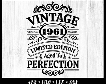 Download Vintage Birthday Svg Etsy