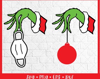 Download Grinch Hand Svg Etsy