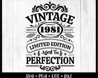 Download Vintage Birthday Svg Etsy