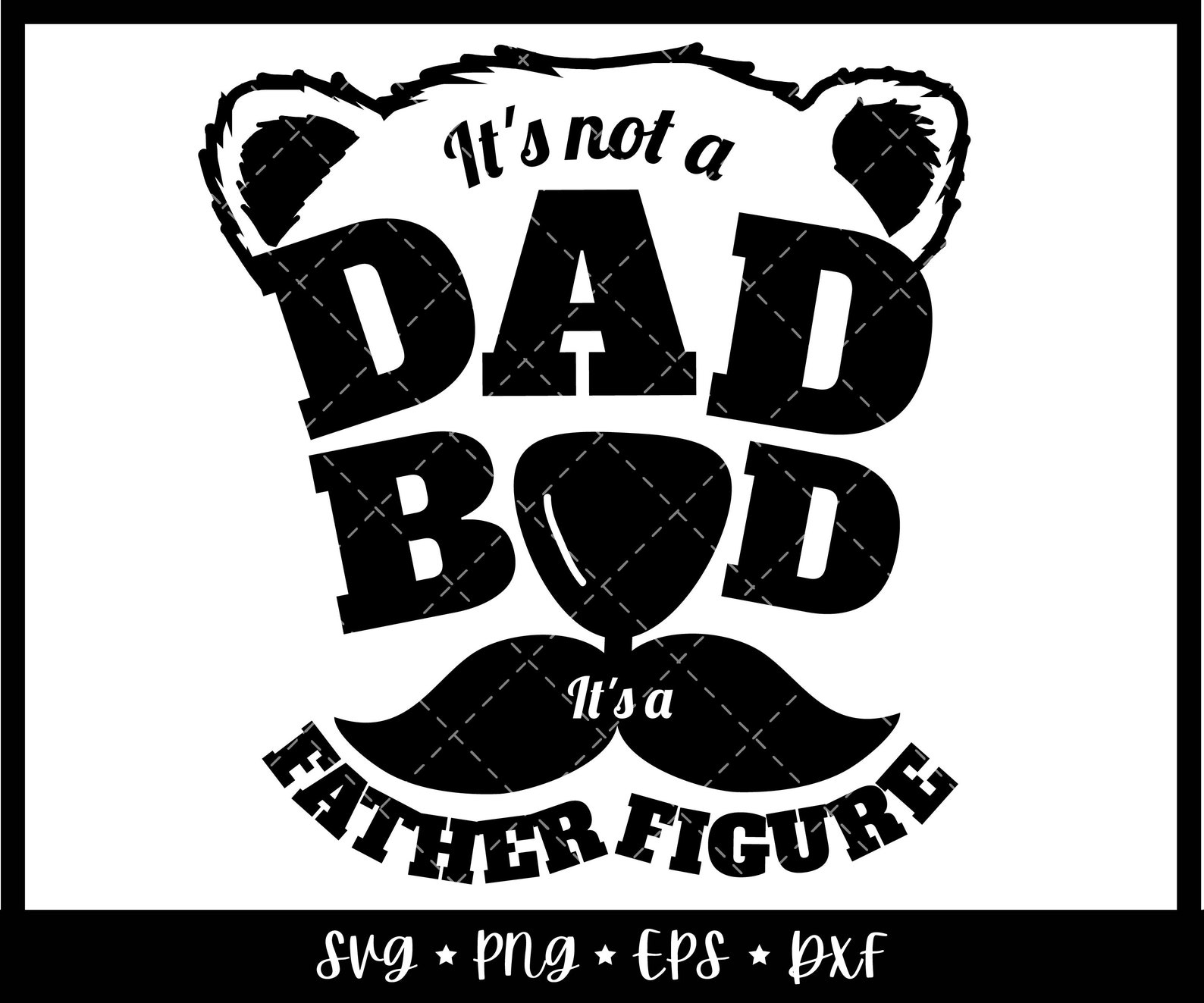 Download Dad Bod Father Figure svg Dad Bod svg Funny Father's Day | Etsy