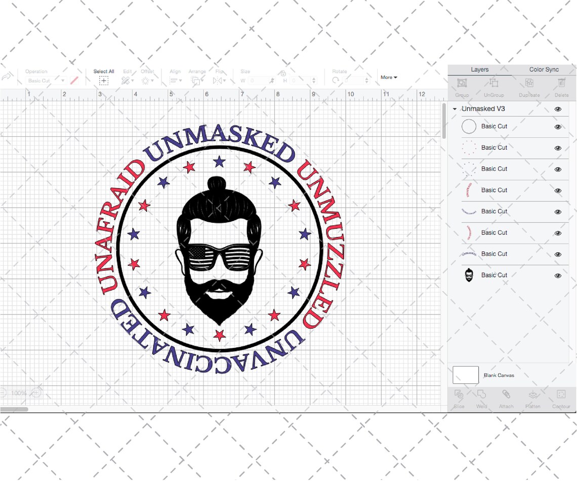 Unmasked Unmuzzled Unvaccinated Unafraid svg 4th Of July svg | Etsy