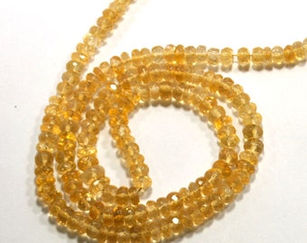 Opalite 10x5mm faceted coin Gemstone Bead 15.5 inch strand--1 strand3 strands