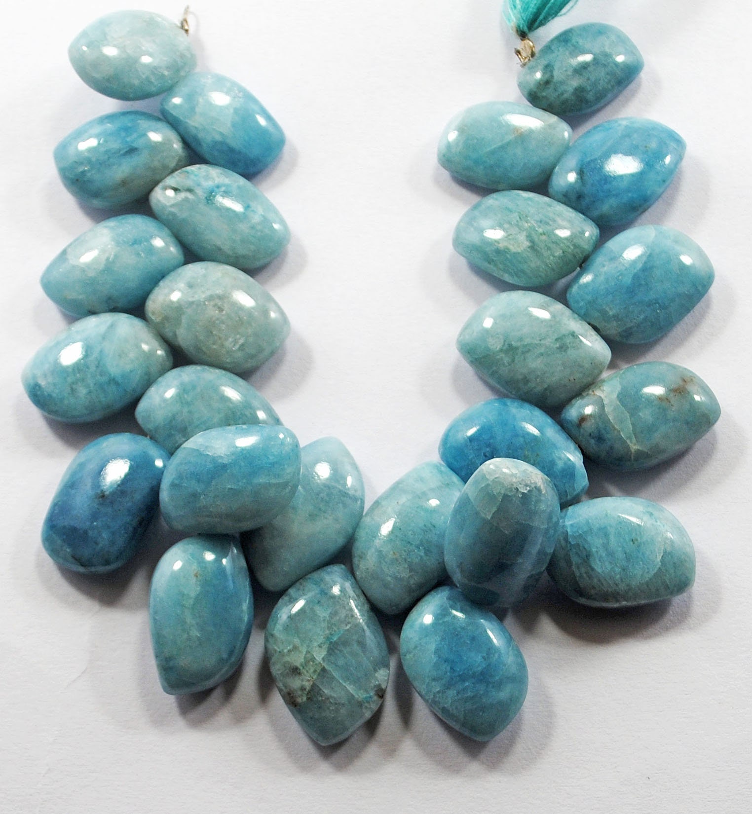 Natural Aquamarine Gemstone Beads Aquamarine Smooth Beads Etsy