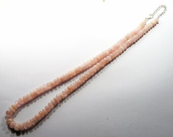 Collier élégant avec pierres précieuses morganite - Bijoux en
