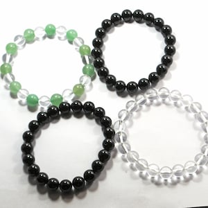 AAA Natural Gemstone Beads Bracelets beads Handmade Men Women Stretchy Bracelets Healing Real Crystal Bracelet Size 8 MM Round For Bracelets