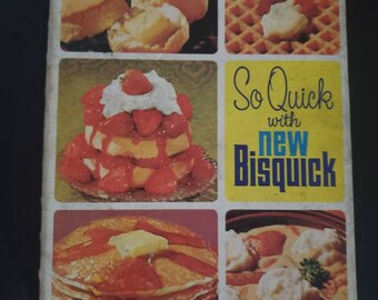 Vintage 1967 Betty Crocker so Quick With New Bisquick Cookbook - Etsy