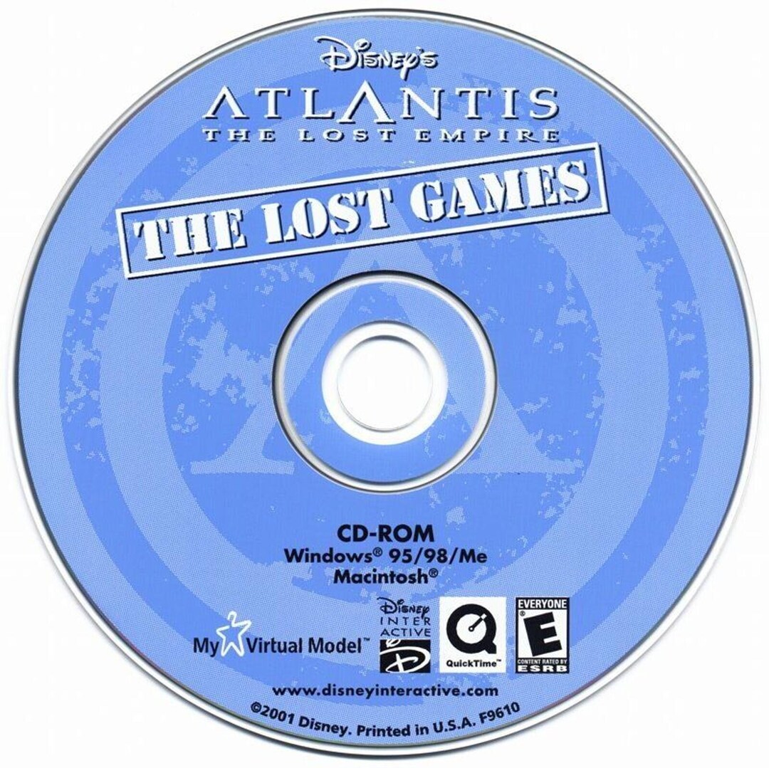 Disney's Atlantis the Lost Empire the Lost Games Microsoft Windows PC ...