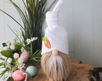 Easter Bunny Gnome, Spring Gnome, Easter Tiered Tray Decor, Mantel decor, Farmhouse Decor, Easter Gift Decor