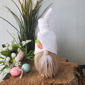 Easter Bunny Gnome, Spring Gnome, Easter Tiered Tray Decor, Mantel decor, Farmhouse Decor, Easter Gift Decor