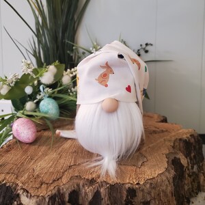 Easter Bunny Gnome, Spring Gnome, Easter Tiered Tray Decor, Mantel decor, Farmhouse Decor, Easter Gift Decor