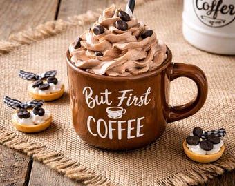 Mini Faux Coffee Mug Coffee Bar Decorations Coffee bar Decorate Kitchen Decor Coffee Bar Fake Coffee Mugs Mini Coffee Mug Tier Tray