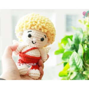 Cupid Doll Valentine Amigurumi Pattern | Crochet PATTERN Amigurumi | Amigurumi Tutorial PDF in English | AmiguWorld