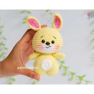 Patrón Conejo Amigurumi / Descarga Digital / PATRÓN Crochet Amigurumi / Amigurumi Tutorial PDF en Inglés