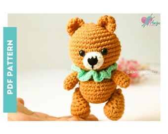 Teddy Bear Crochet PATTERN Amigurumi | Amigurumi Tutorial PDF in English | Amigu World