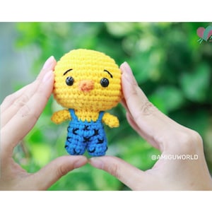 Tiny Duck Amigurumi Crochet PATTERN | Keychain Handmade | Amigurumi Tutorial PDF in English