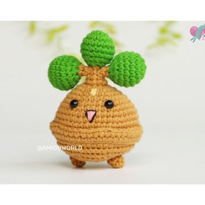 Bonsly Amigurumi Pattern | Pokee.mon Amigurumi Pattern | Digital Download | Crochet PATTERN Amigurumi | Amigurumi Tutorial PDF in English