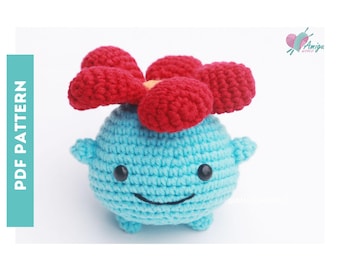 Ruffresia Amigurumi Pattern | Pokee.mon Amigurumi Pattern | Digital Download | Crochet PATTERN Amigurumi | Amigurumi Tutorial PDF in English