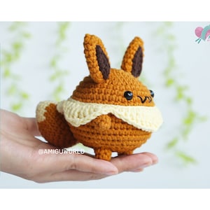 Eevee Amigurumi Pattern | Pokee.mon Amigurumi Pattern | Digital Download | Crochet PATTERN Amigurumi | Amigurumi Tutorial PDF in English