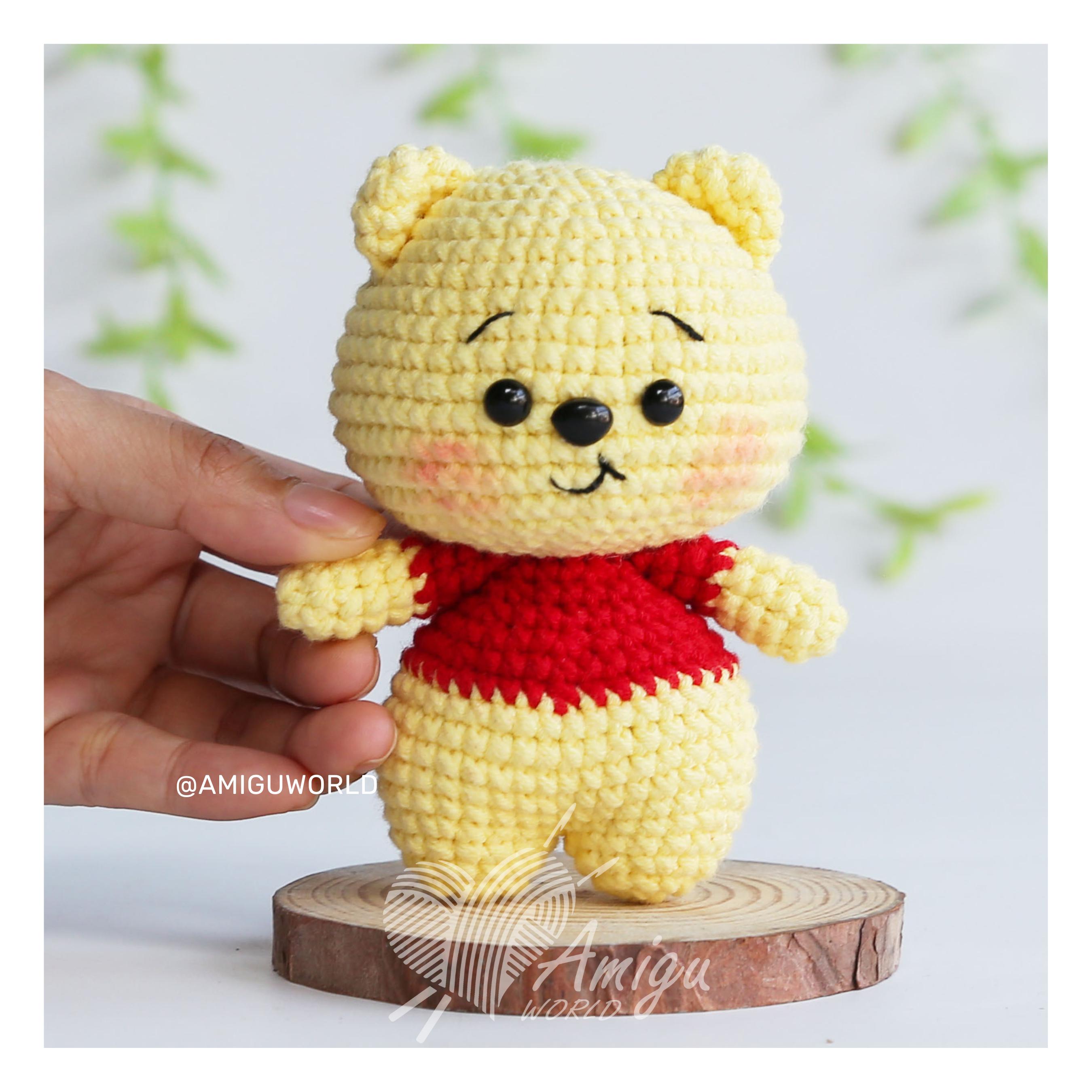 クマのあみぐるみパターン | デジタルダウンロード |かぎ針編み