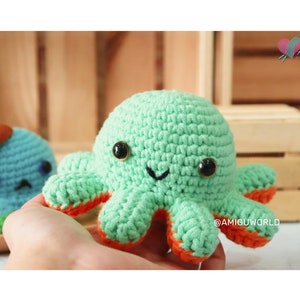 Reversible Octopus - Crochet PATTERN Amigurumi | Amigurumi Tutorial PDF in English
