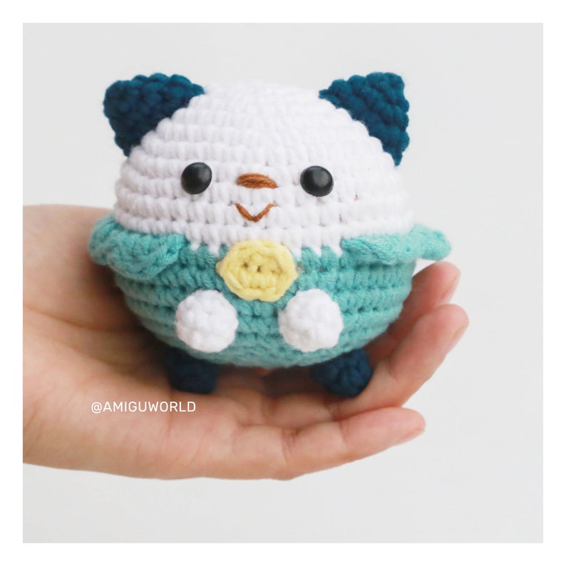 Oshawott Amigurumi Pattern Pokee.mon Amigurumi Pattern Digital Download Crochet PATTERN Amigurumi Amigurumi Tutorial PDF in English image 8