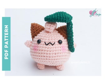 Cleffa Amigurumi Pattern | Pokee.mon Amigurumi Pattern | Digital Download | Crochet PATTERN Amigurumi | Amigurumi Tutorial PDF in English