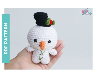 Snowman - Boy Crochet PATTERN Amigurumi | Christmas Gift | Valentine  Amigurumi Tutorial PDF in English