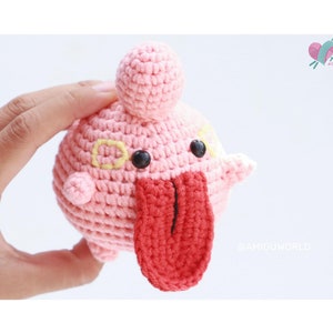 Lickilicky Amigurumi Pattern | Pokeemon Amigurumi Pattern | Digital Download | Crochet PATTERN Amigurumi | Amigurumi Tutorial PDF in English