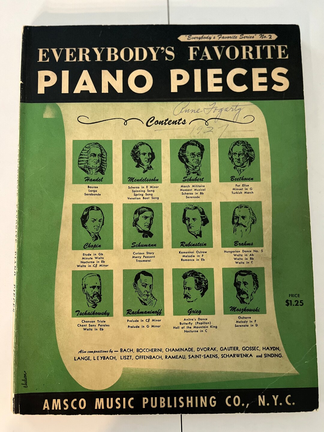 Vintage Piano Sheet Music Copyright 1933 everybody's Etsy