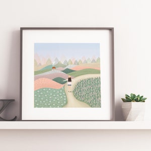 Mädchen Drucke Insel Garten Abenteuer Druck Kunstdruck | Etsy