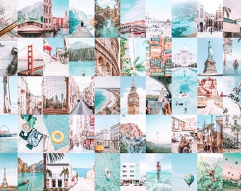 Kit de collage de fotos de viaje 75PCS