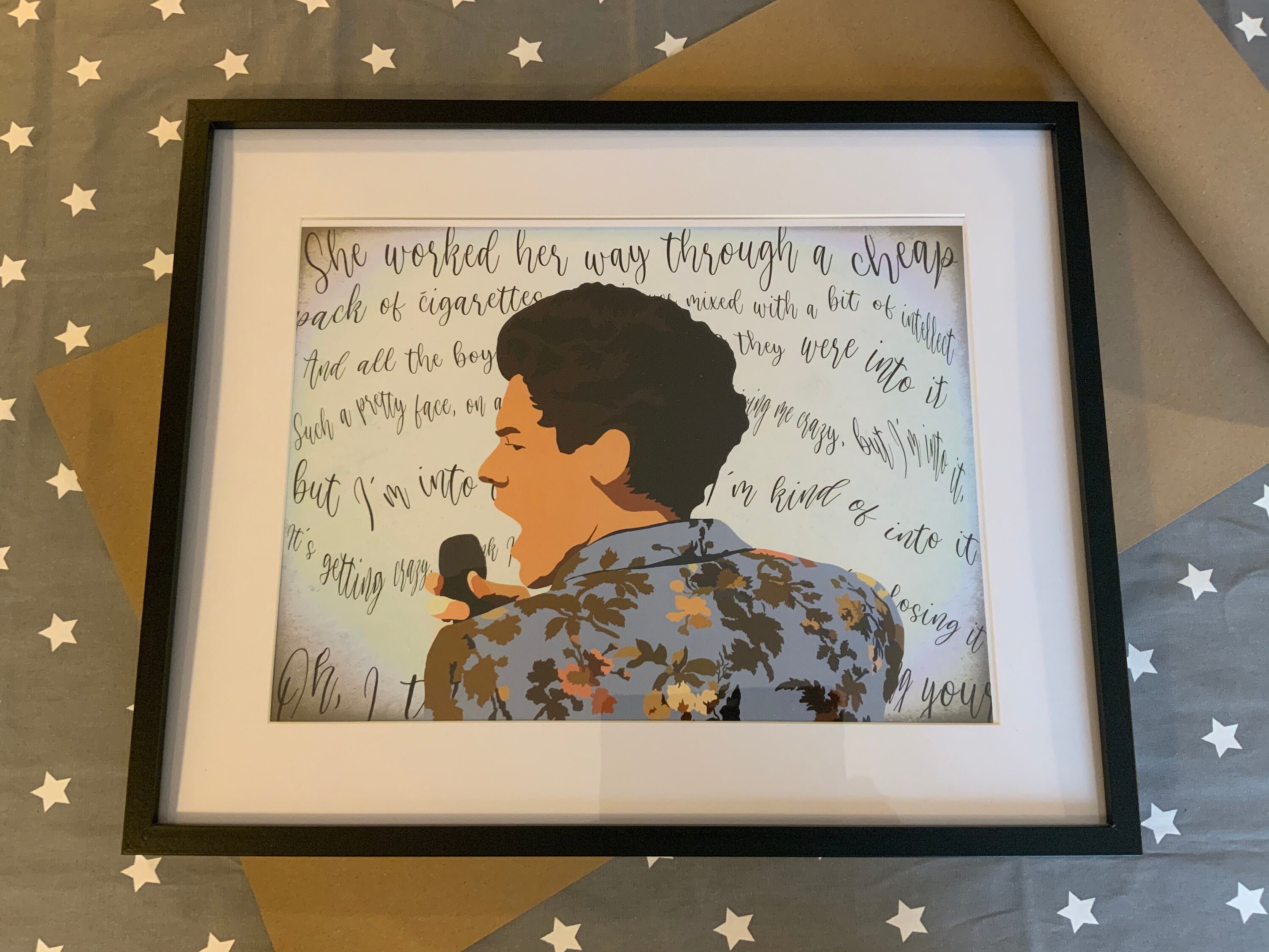 Harry Styles lyric art print Etsy