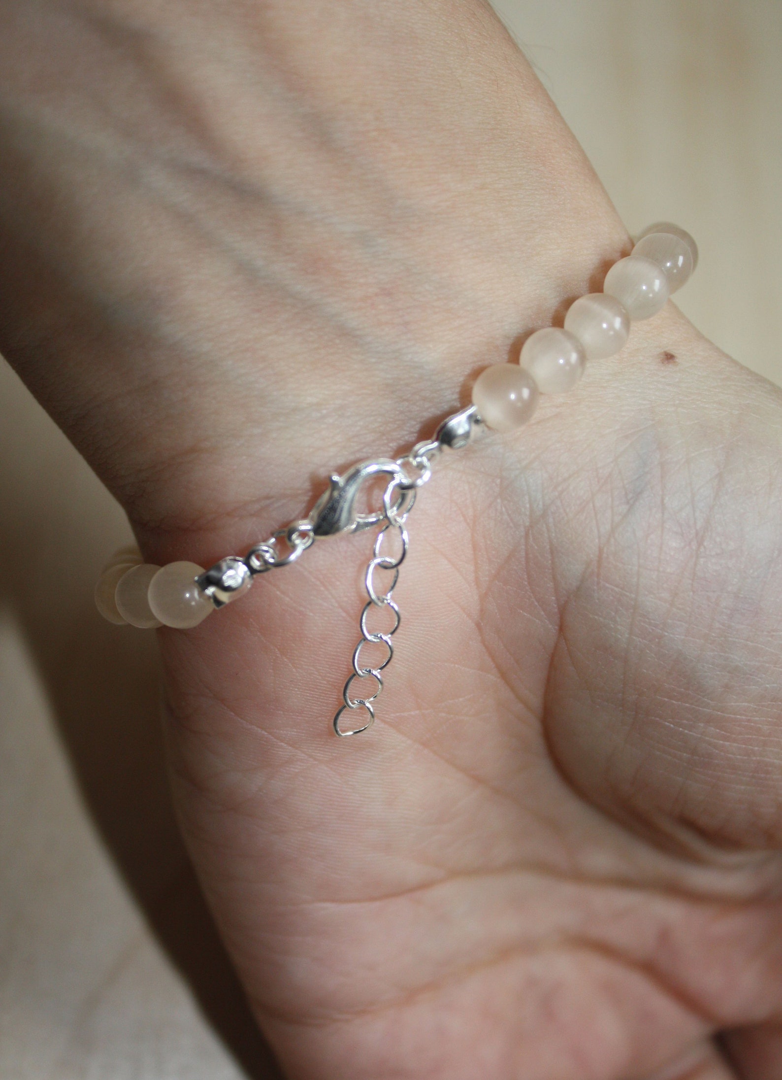 6 mm Cat Eye bracelet for women Etsy