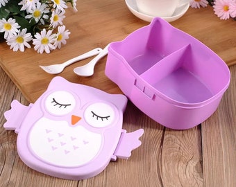 Personalised Owl Lunchbox/Food Container