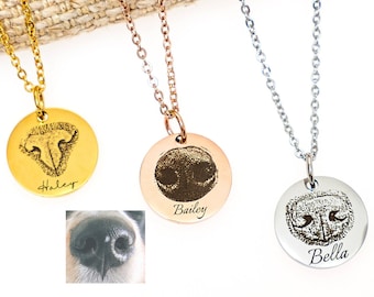 Dog Nose Necklace - Etsy