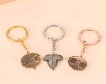 Real Pet Nose Keychain • Dog Nose Keychain • Personalized Nose Keychain • Cat Nose Keychain • Dog Keychain • Cat Keychain Pet Memorial