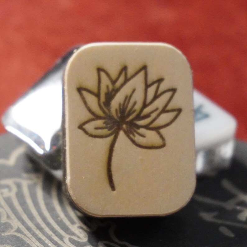Lotus Wooden Mahjong Tiles - Handmade American or Riichi Set