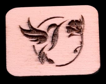 Hummingbird- Handcrafted Custom Engraved Wooden Mahjong Tiles