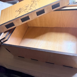 Handmade Custom Engraved Wooden Mahjong Tile Box image 9