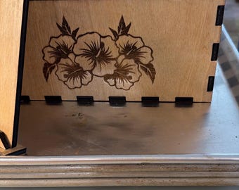 Caja de madera personalizada adicional - Grabado lateral adicional