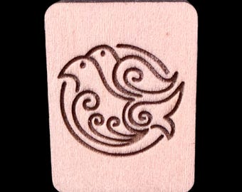 Dove - Handcrafted Custom Engraved Wooden Mahjong Tiles