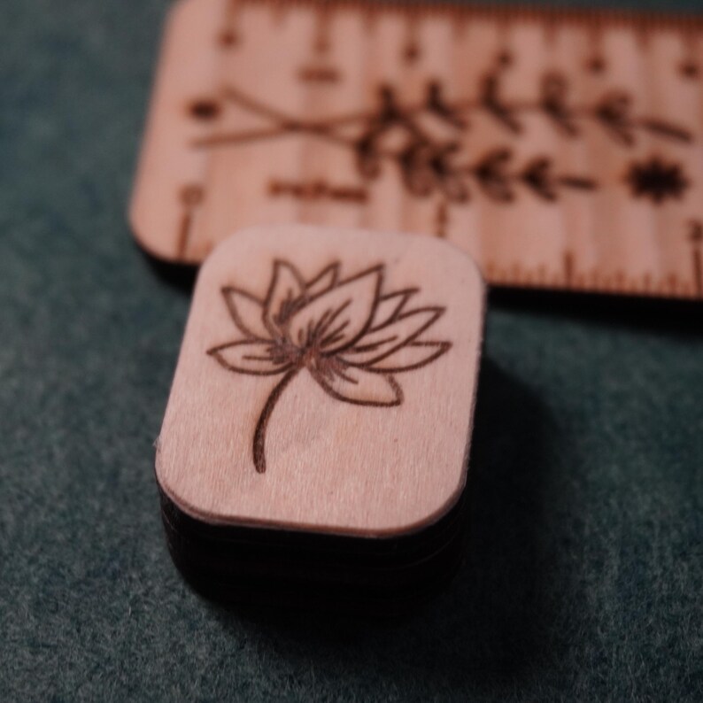 Lotus Wooden Mahjong Tiles - Handmade American or Riichi Set