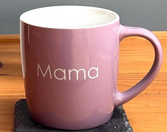 Personalised Mug for Mum, Ceramic Mug Engraved, Personalised Mug Gift For Mum