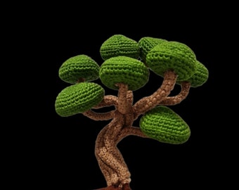 Easy Crochet Juniper Bonsai Tree Pattern PDF | DIY Handmade Bonsai Plant with Free Video Tutorial | Affordable Step-by-Step Guide