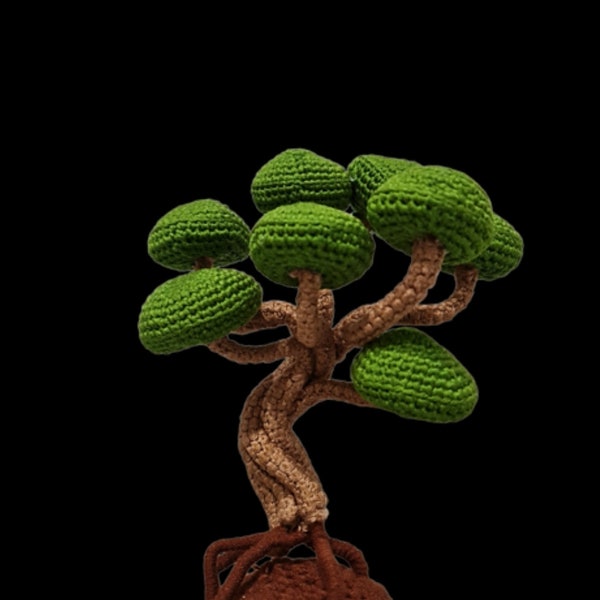 Crochet Juniper Bonsai tree