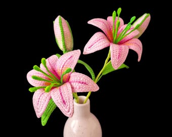 Crochet Lily flowers pattern