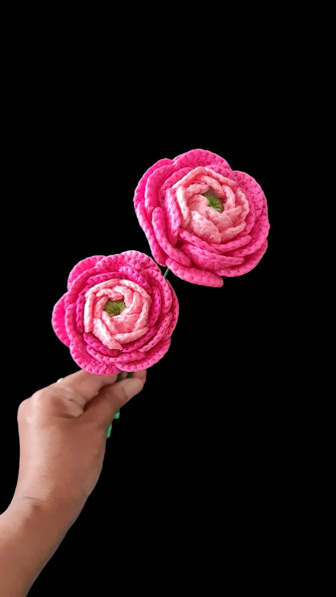 Easy Crochet Ranunculus Flower Pattern | DIY Floral Decor (PDF Pattern ...