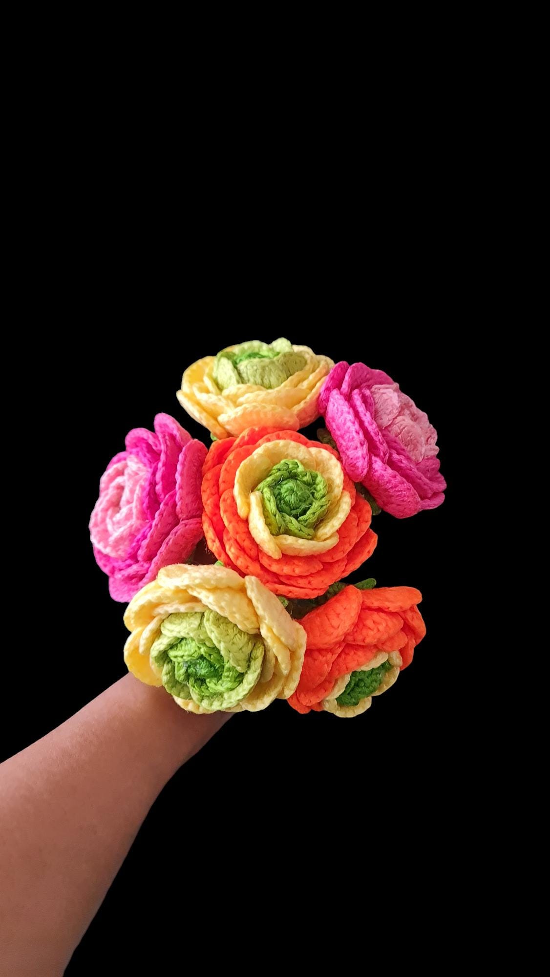 Easy Crochet Ranunculus Flower Pattern | DIY Floral Decor (PDF Pattern ...