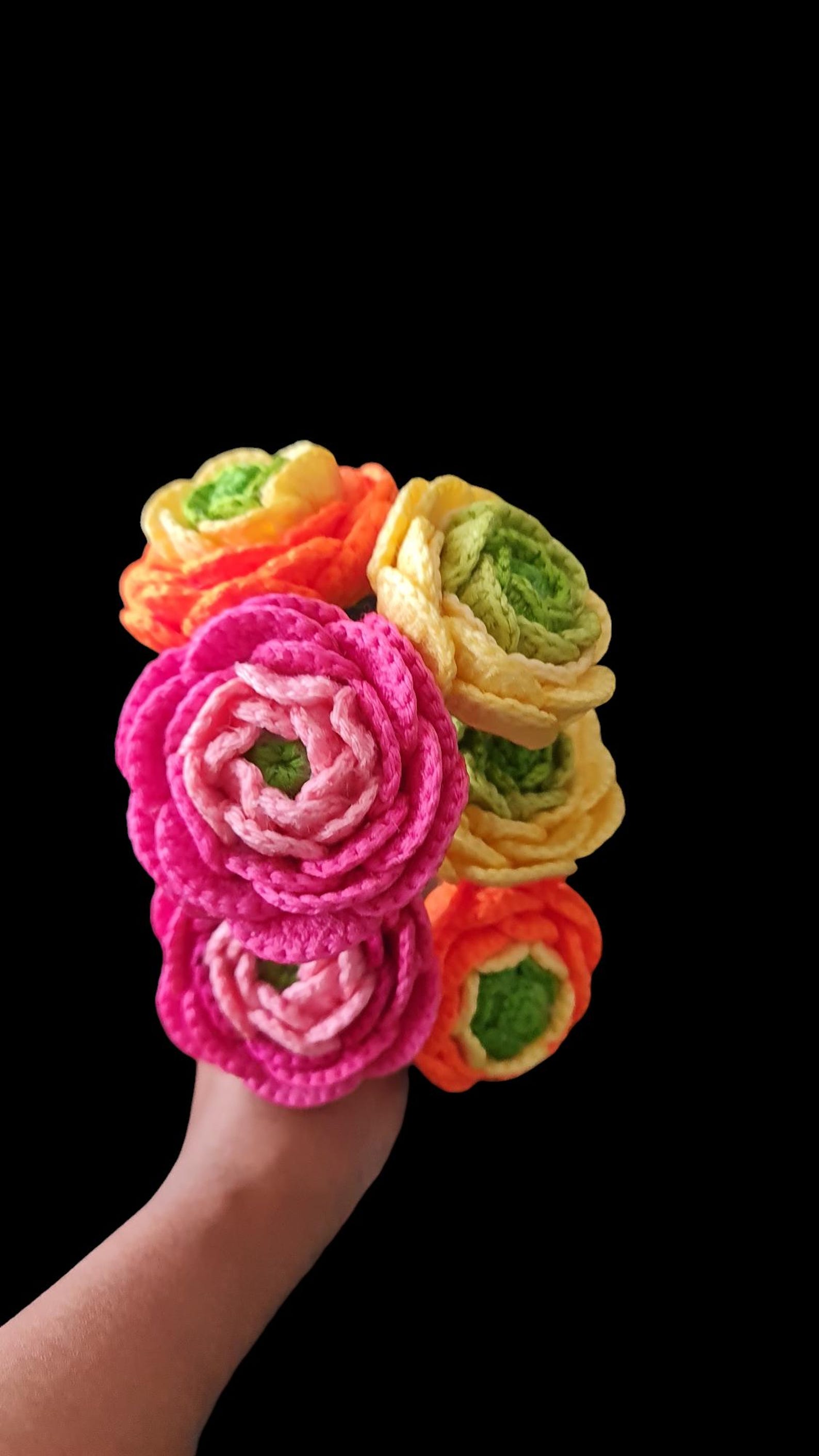 Easy Crochet Ranunculus Flower Pattern | DIY Floral Decor (PDF Pattern ...