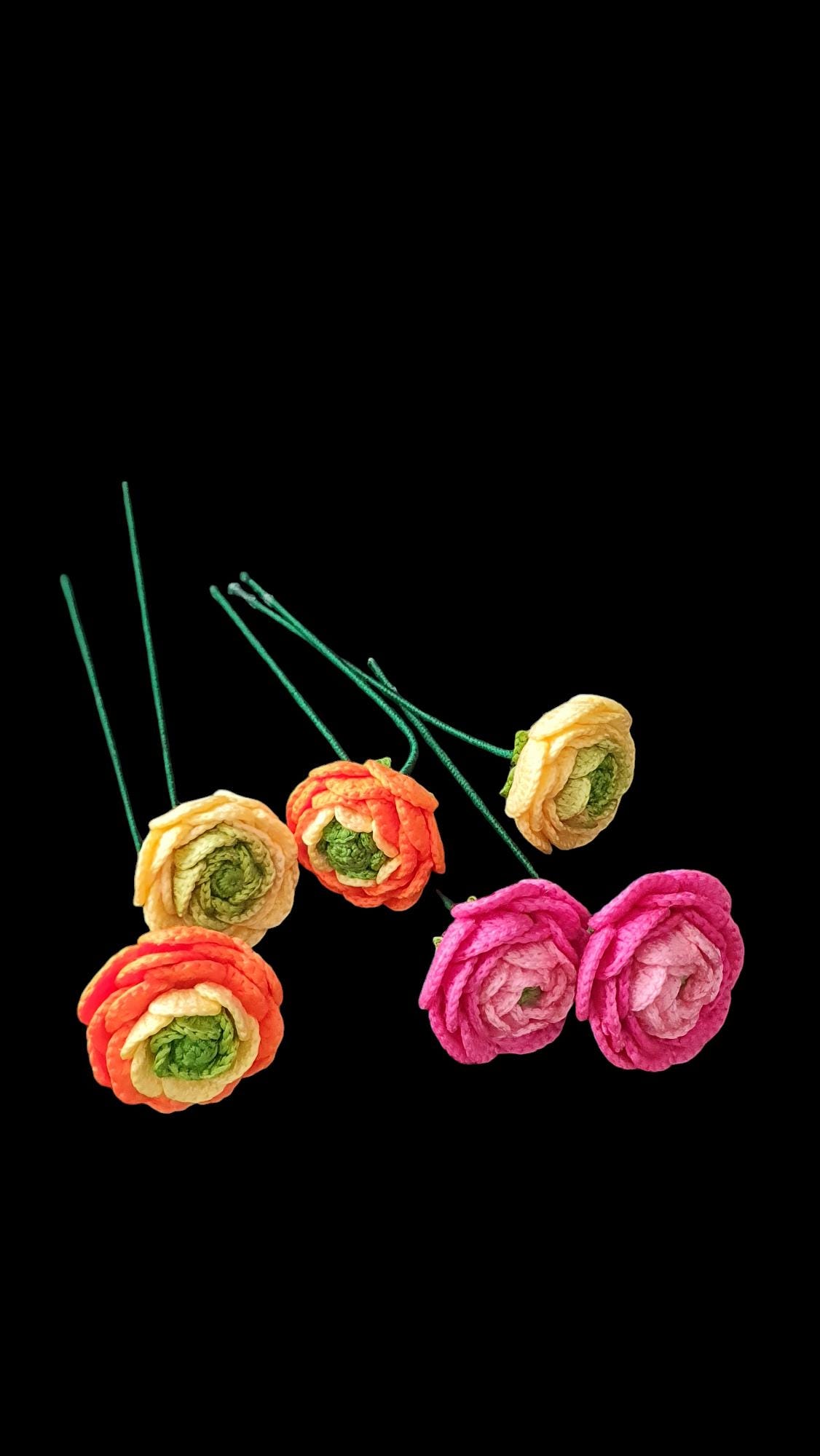 Easy Crochet Ranunculus Flower Pattern | DIY Floral Decor (PDF Pattern ...